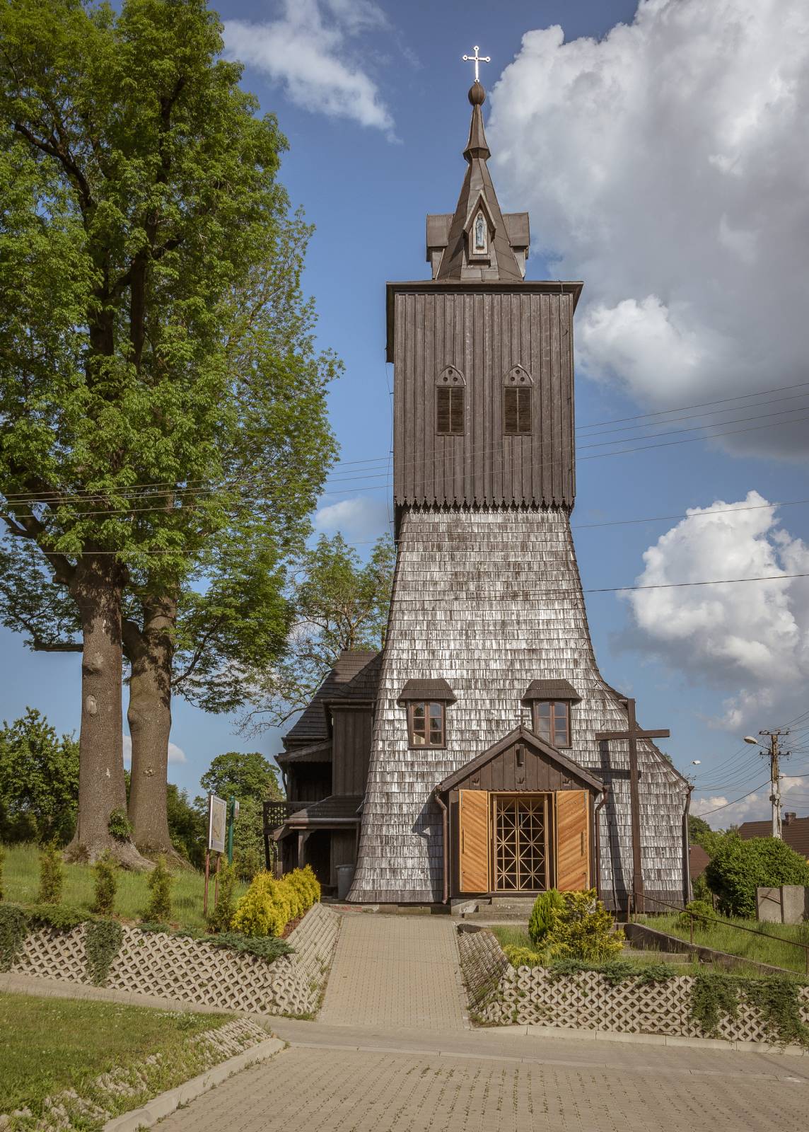 Zdjęcie Kościoła św. Anny w Gołkowicach wierza